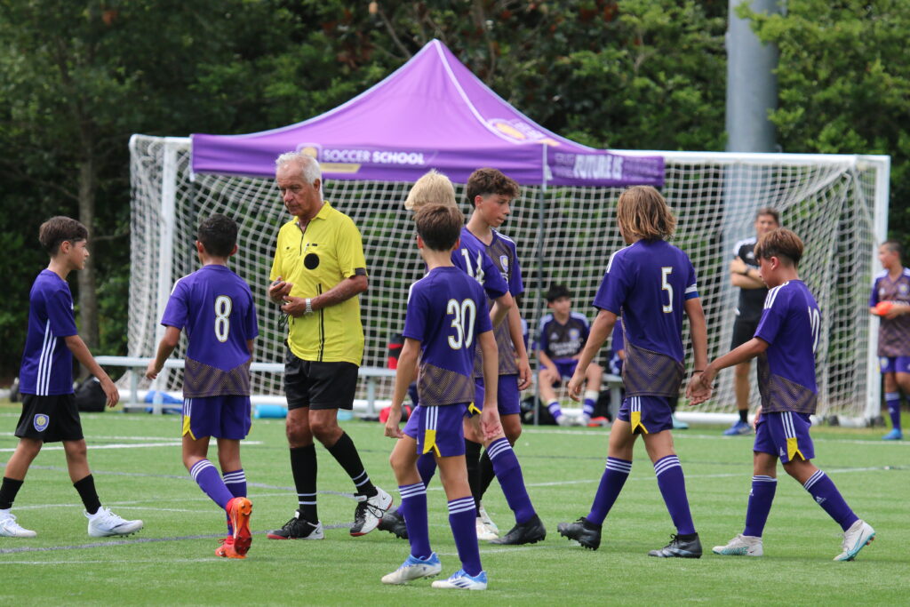 A youth soccer tournament